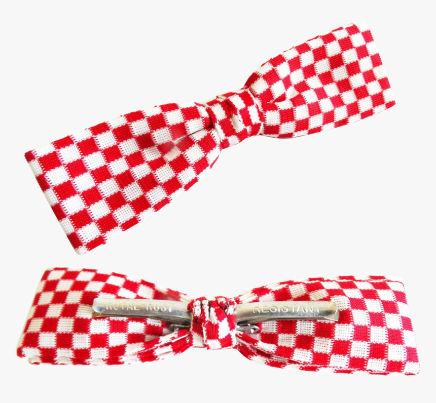 Vintage Men S Bow Tie Red White Royal Rust Resistant, - Bag, HD Png Download