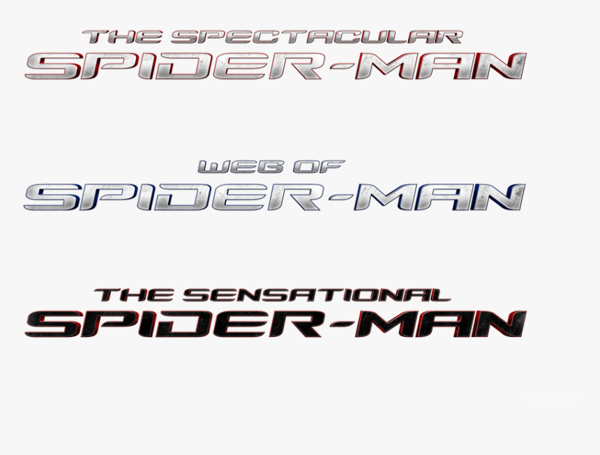 Spider-man Film Title Logos - Spectacular Spider Man Logo Png, Transparent Png