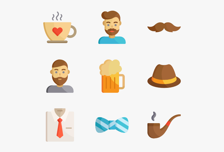 Fathers Day Flat Icon, HD Png Download