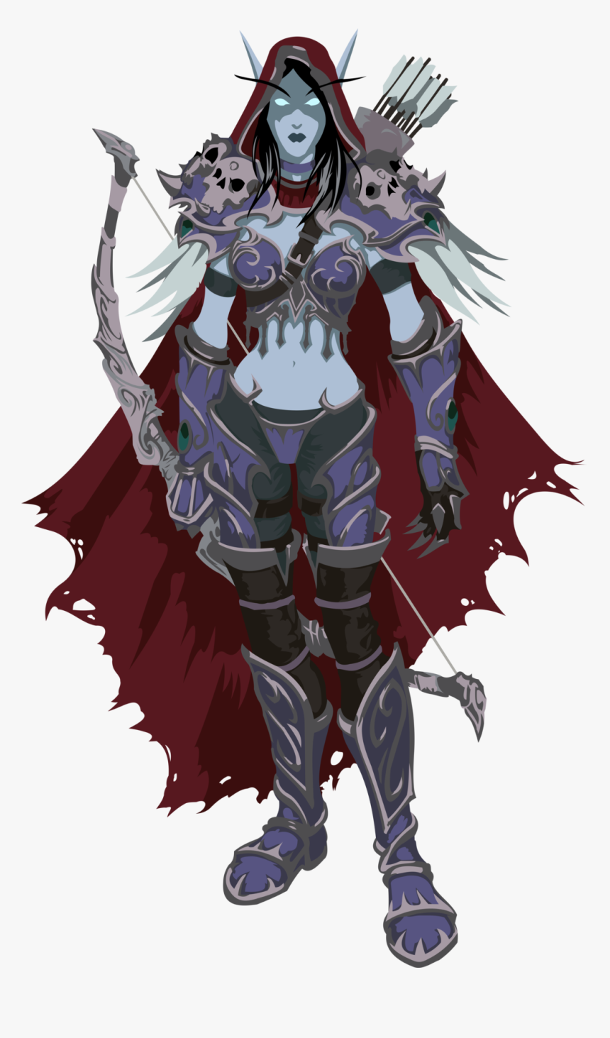 World Of Warcraft By - Sylvanas Windrunner, HD Png Download