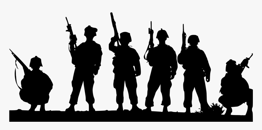 Army Silhouette, HD Png Download