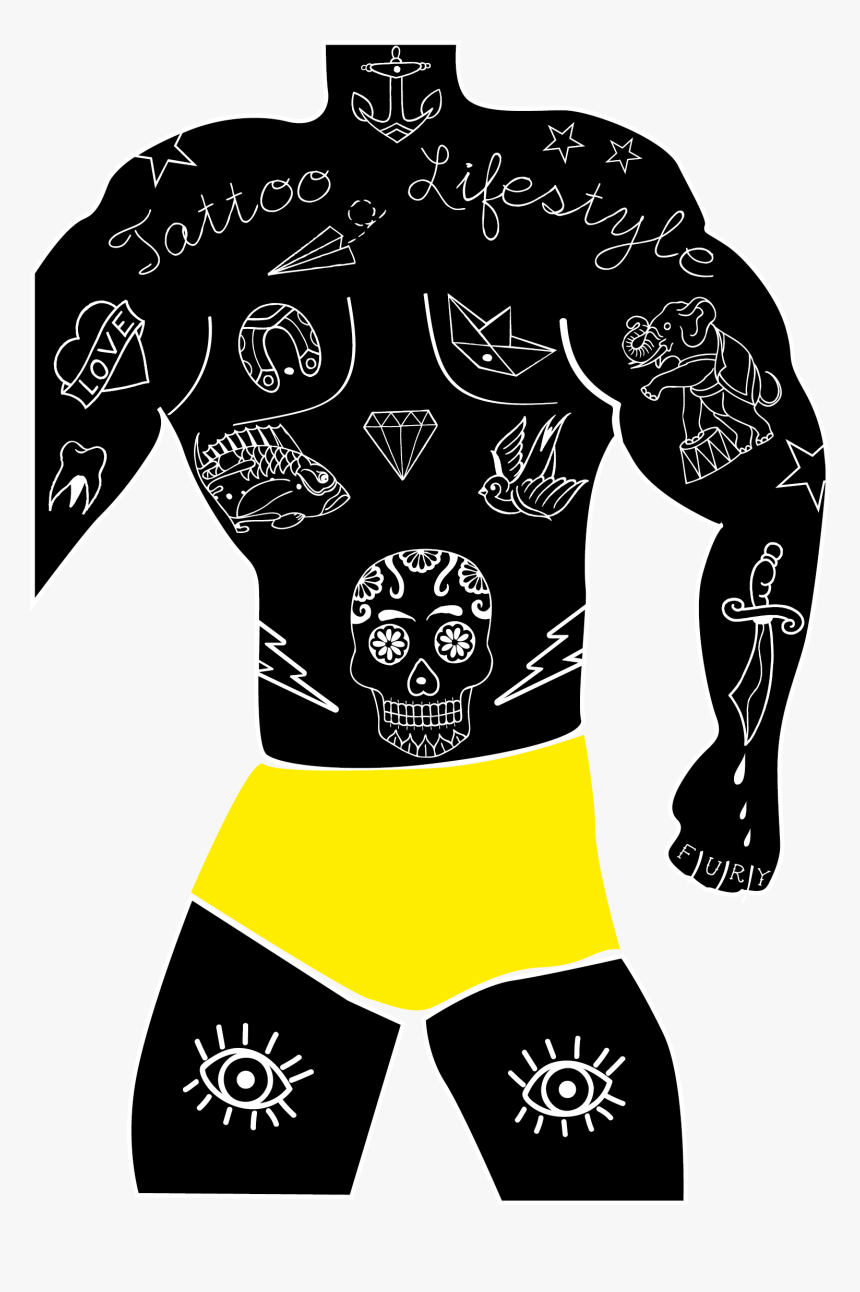 Tattoo Life Style - Swim Brief, HD Png Download