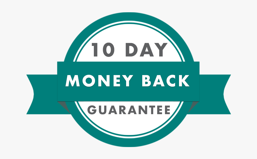 10 Days Money Back Guarantee Png, Transparent Png