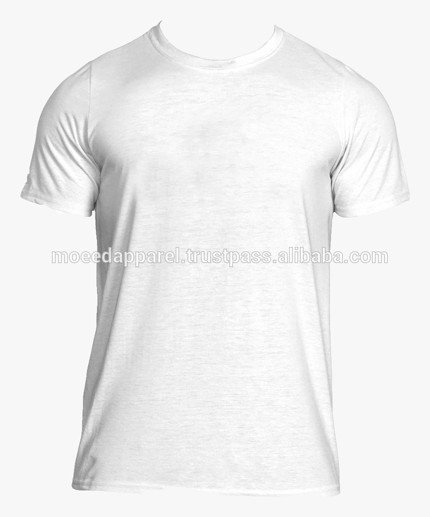 New Blank Gym Clothing White T Shirt For Men - Micro Polyester T Shirt, HD Png Download