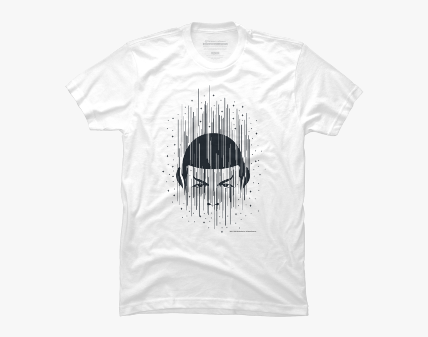 Spock Transport T-shirt - Monochrome, HD Png Download