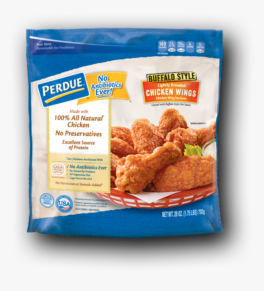 Perdue Lightly Breaded Buffalo-style Chicken Wings - Perdue Buffalo Wings, HD Png Download