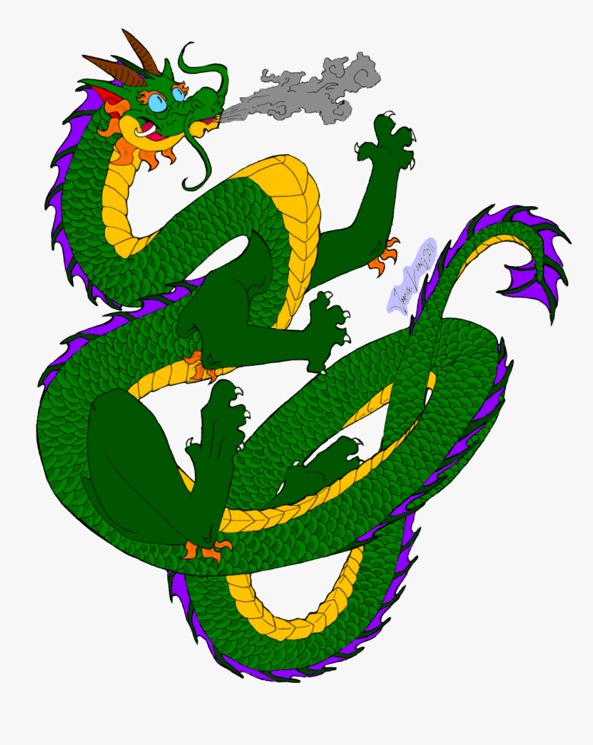 Colored Dragon Tattoo Design - Illustration, HD Png Download