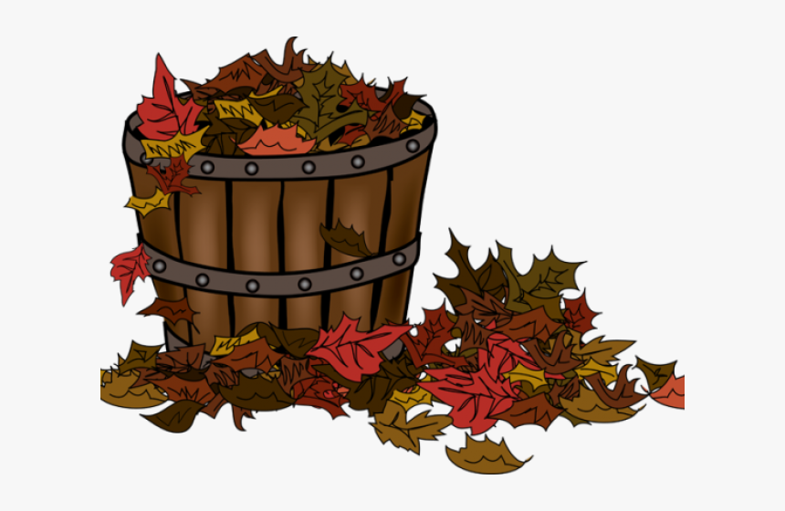 Leaf Clipart Basket - Autumn, HD Png Download