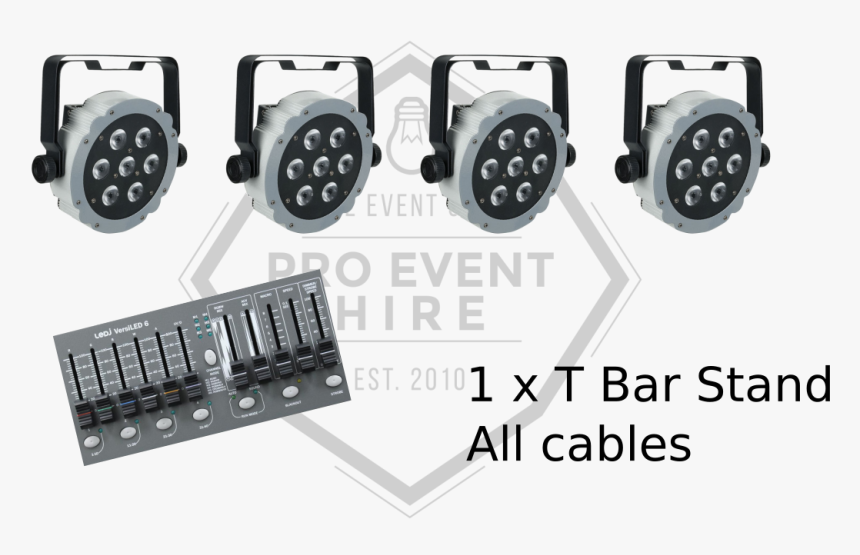 Stage Light Pack - Showtec Compact Par 7 Tri, HD Png Download