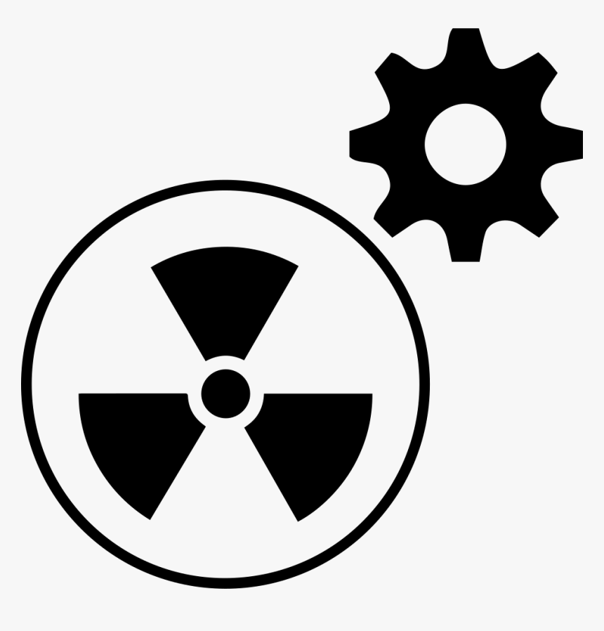 Radiation Source And X-ray Device Management - Radiation Symbol Black And White, HD Png Download