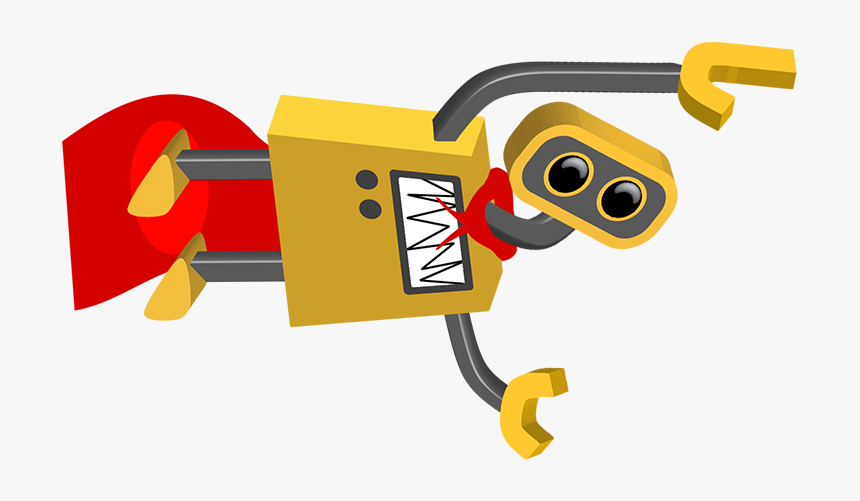 Robot On Clear Background, HD Png Download