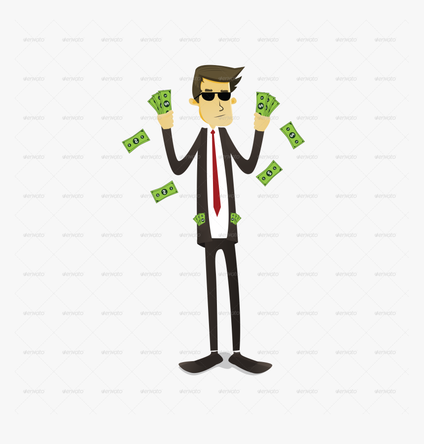 Happiness Clipart Busine - Cartoon, HD Png Download