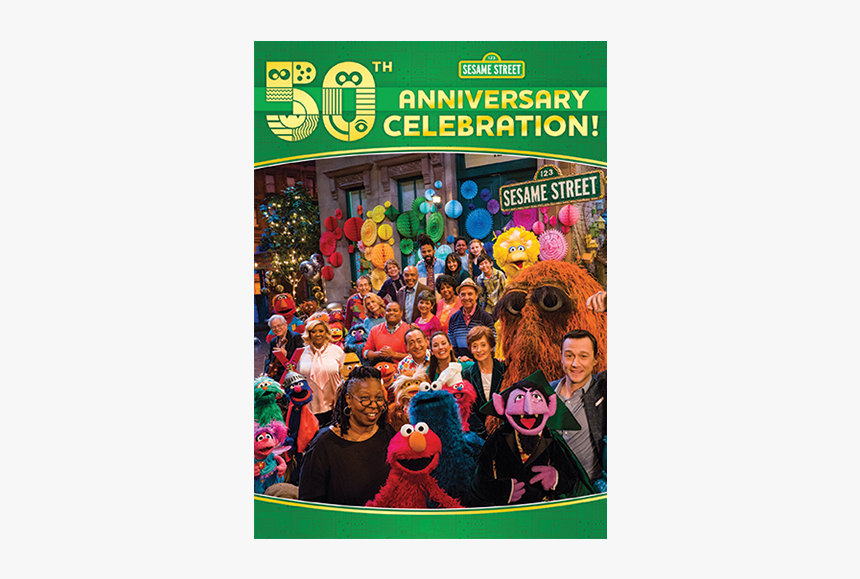 Enter To Win Sesame Street’s 50th Anniversary Celebration - Sesame Street 50th Anniversary Celebration, HD Png Download