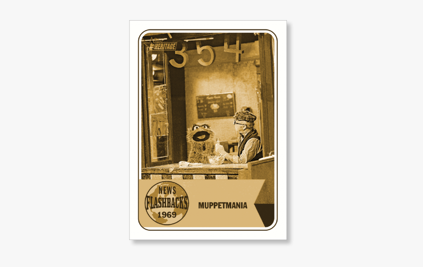 Sesame Street 2018 Topps Heritage Baseball News Flashbacks - Picture Frame, HD Png Download