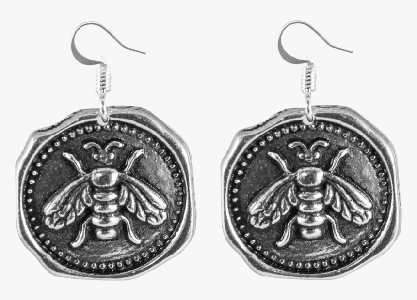 Honey Bee Earrings - Earrings, HD Png Download