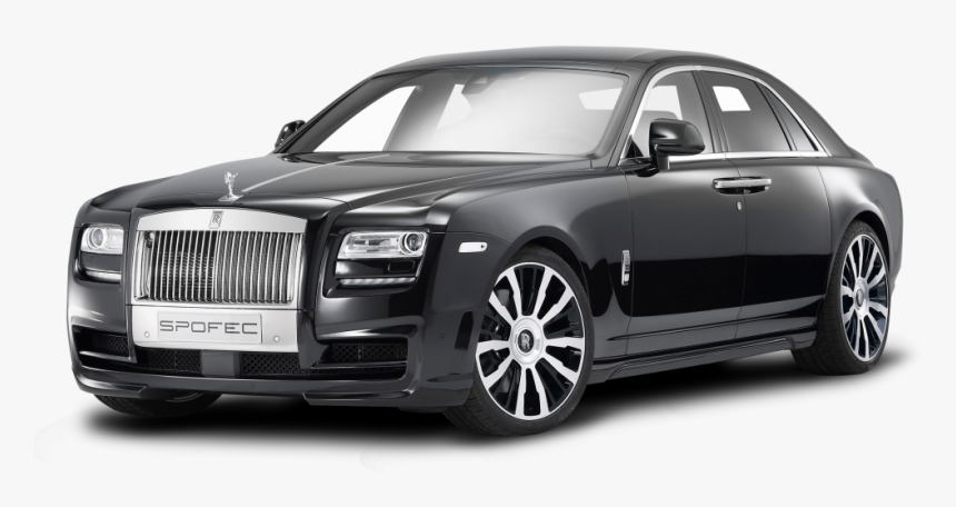 Rolls Royce Ghost Black Car - Rolls Royce Phantom Png, Transparent Png