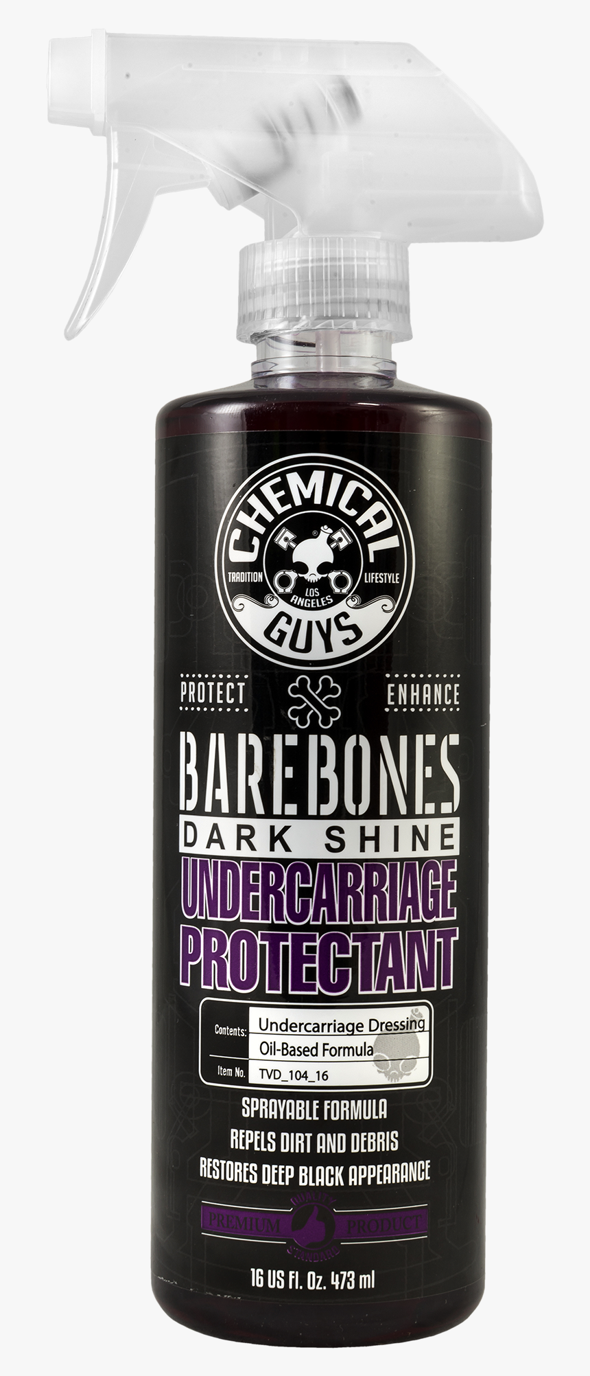 Barebones Undercarriage Spray - Barebones Chemical Guys, HD Png Download