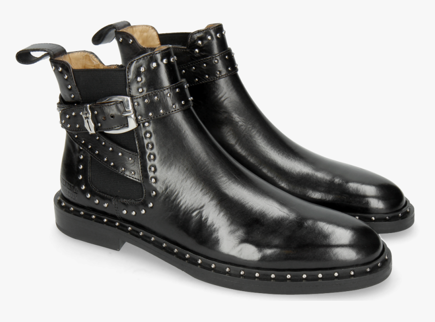 Ankle Boots Susan 68 Black Elastic Sword Buckle - Melvin & Hamilton, HD Png Download