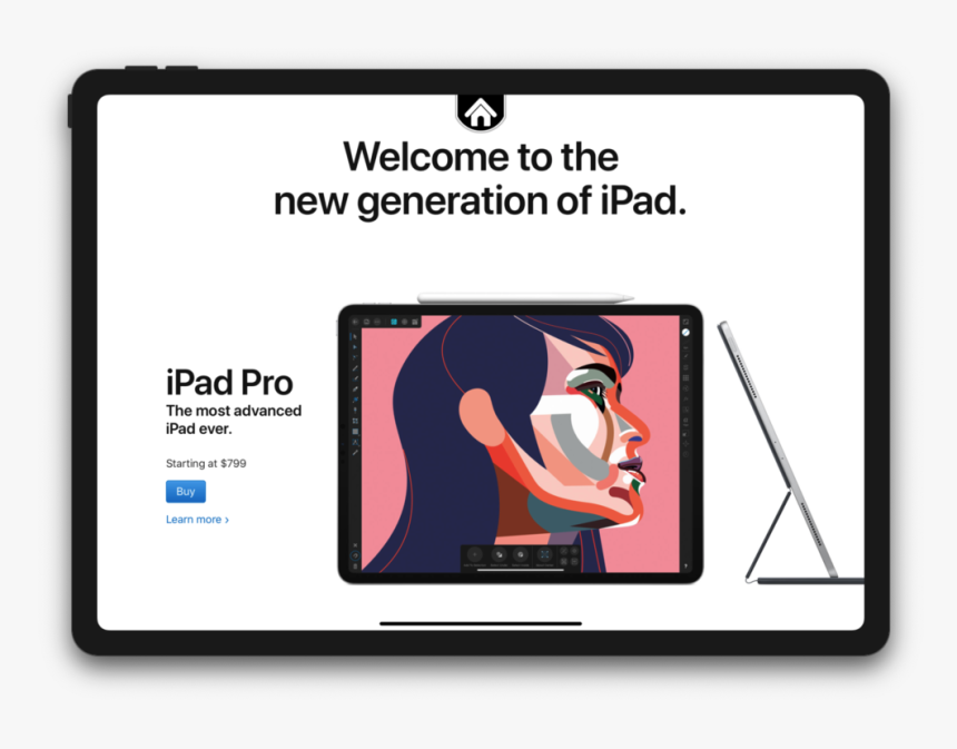 Homebutton - Apple, HD Png Download