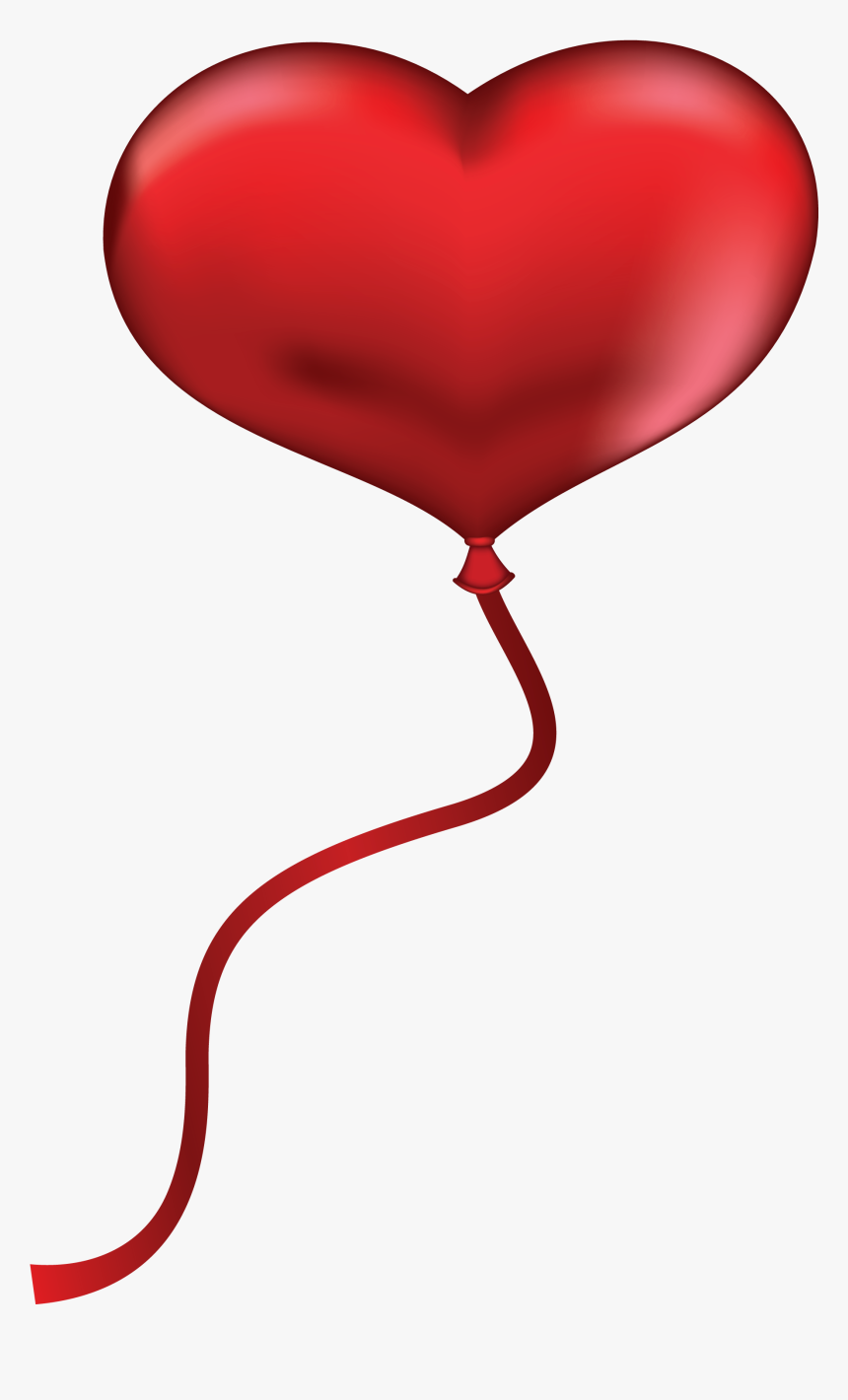 Heart Balloons Png High-quality Image - Clip Art Heart Balloon, Transparent Png