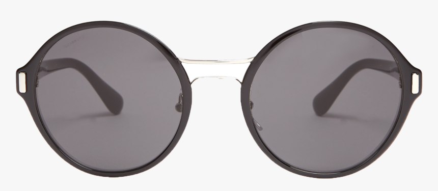 Prada Eyewear Round-frame Acetate And Metal Sunglasses - Goggles, HD Png Download