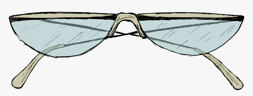 Vintage Eye Glasses Drawing 3 1, HD Png Download