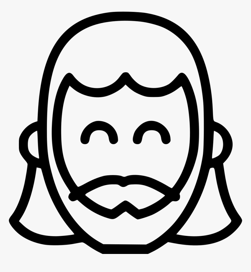 Jesus Christian Face Avatar - Icon, HD Png Download