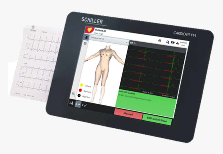 Schiller Cardiovit Ft-1 Ecg/ekg - Ft1 Schiller, HD Png Download