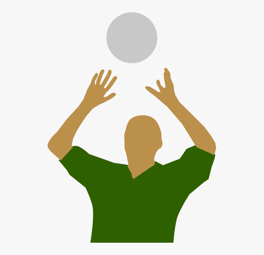 Human - Setting In Volleyball Clipart, HD Png Download