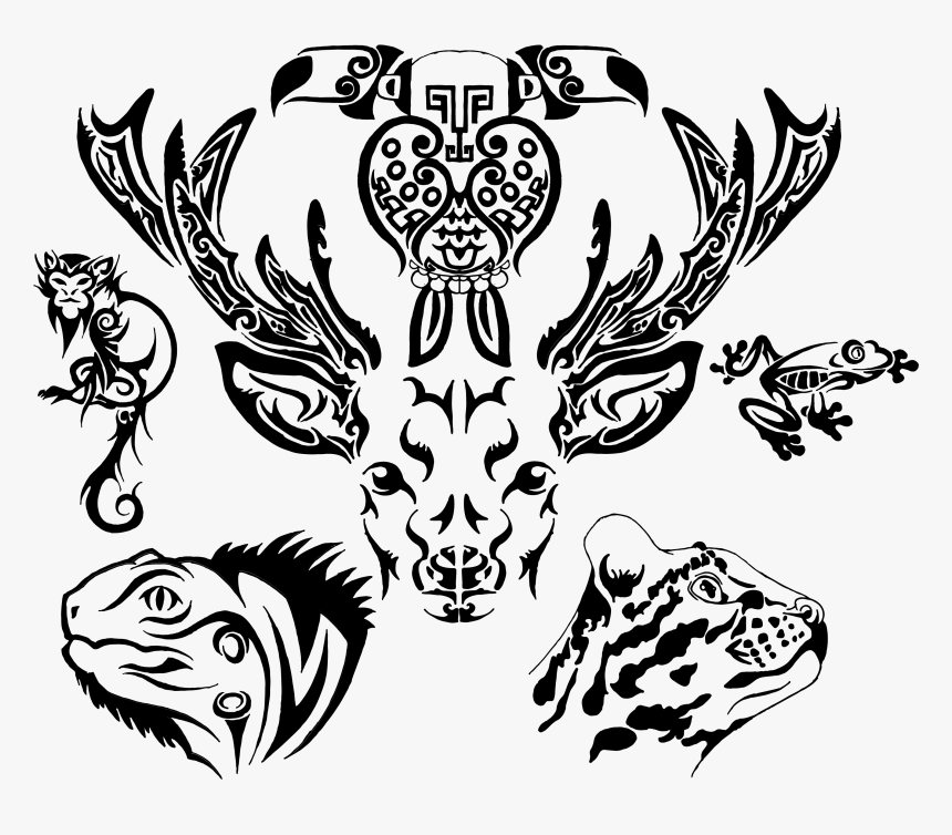 Tribal Tattoo - Illustration, HD Png Download