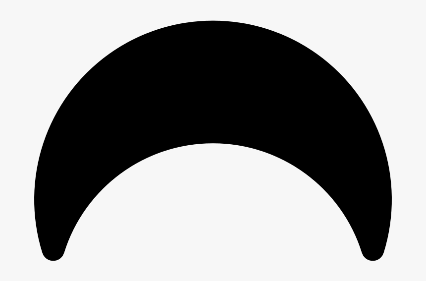 Downward Crescent Moon, HD Png Download