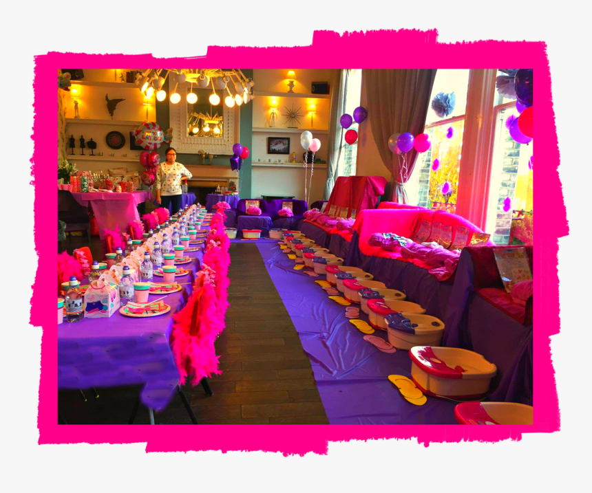 Transparent Kids Pajama Party Clipart - Spa Parties For Girls, HD Png Download