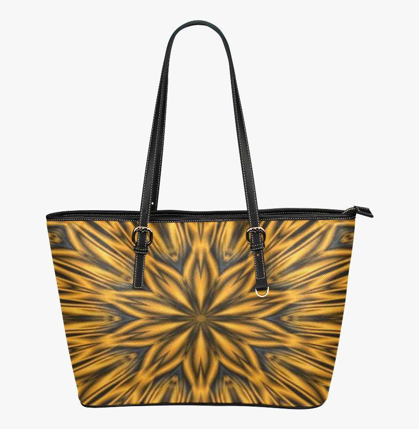 Tiger Stripes Leather Tote Bag/large - Alcohol Ink On Leather, HD Png Download