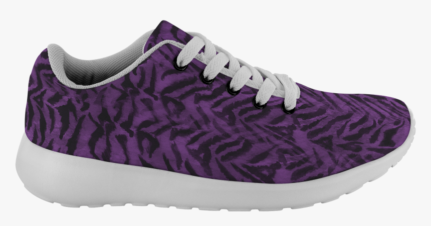 Matsu Royal Purple Bengal Tiger Striped Unisex Running - Sneakers, HD Png Download