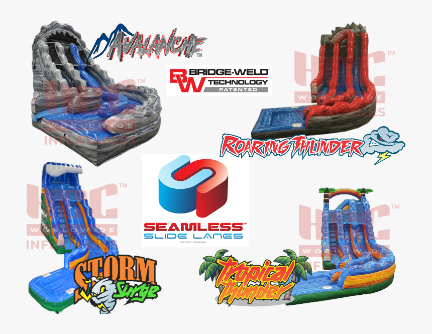 Transparent Inflatable Water Slide Clipart - Tornado, HD Png Download