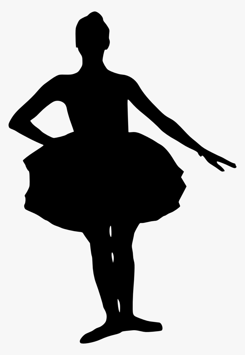 Free Png Ballerina Silhouette Png Images Transparent - Girl Ballet Silhouette, Png Download