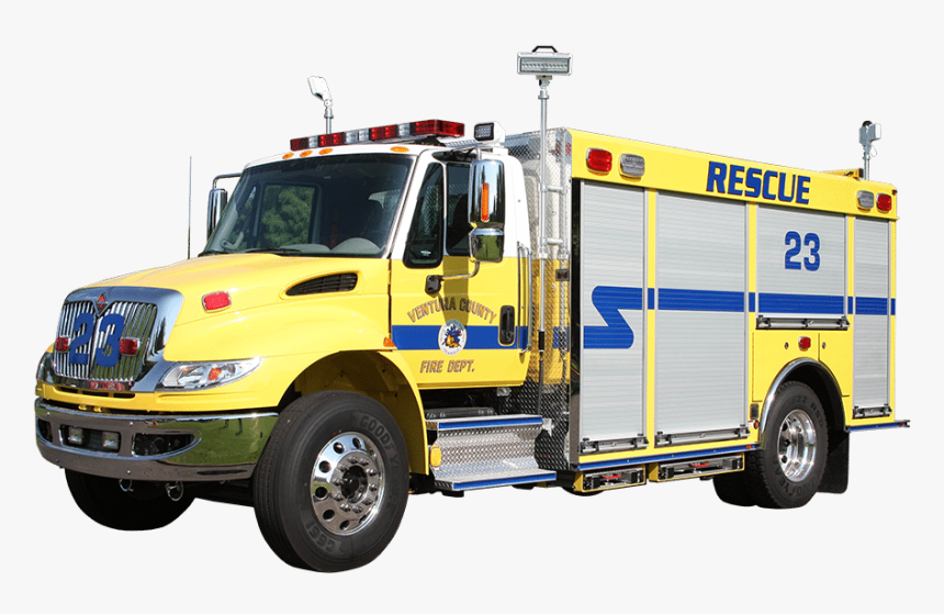 Boise Mobile Equipment Rescue Engine For Ventura - Brush Fire Trucks Yellow, HD Png Download