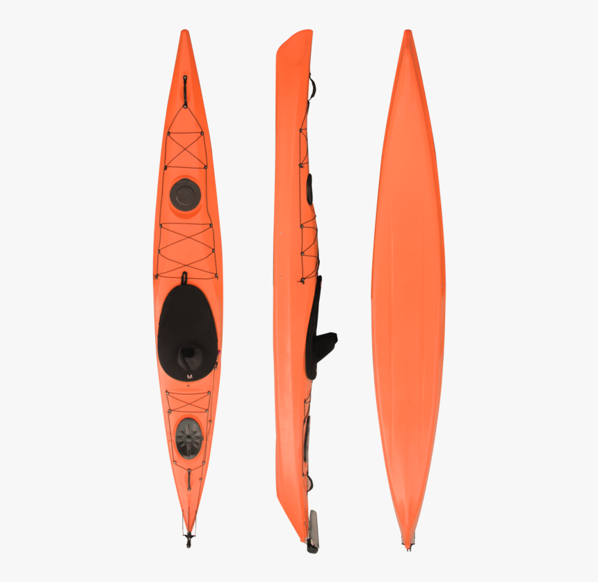 Single Person Rotomolded Sea Kayak Set - Sea Kayak, HD Png Download