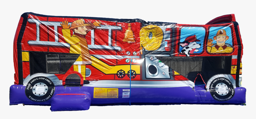 Fire Truck Combo - Inflatable, HD Png Download