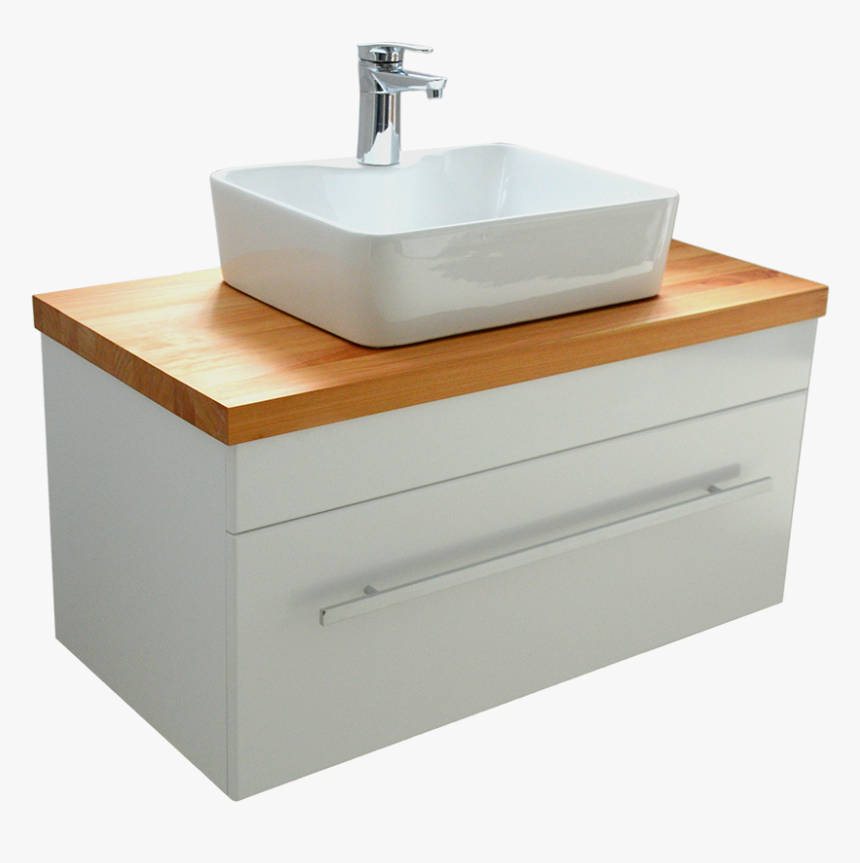 Bathroom Cabinet Drawer Sink - Bathroom Sink, HD Png Download