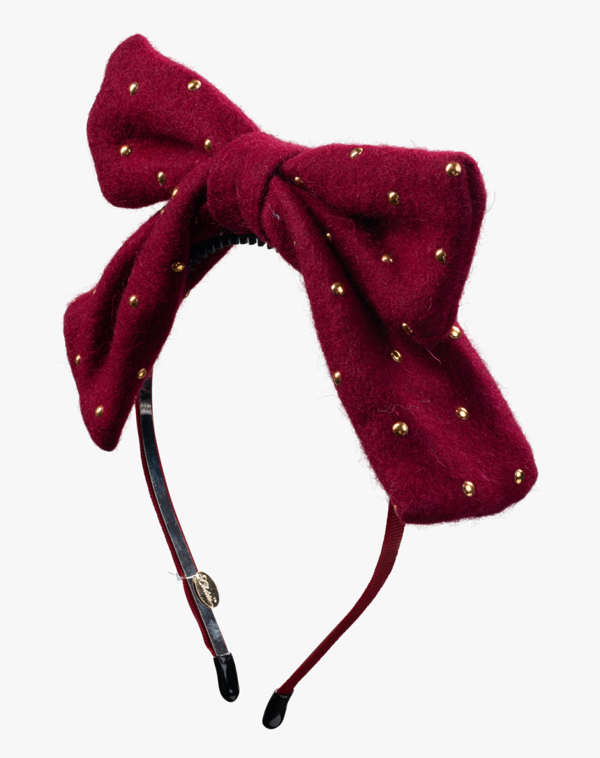 Gold Dotted Pop Up Bow Headband - Headband, HD Png Download
