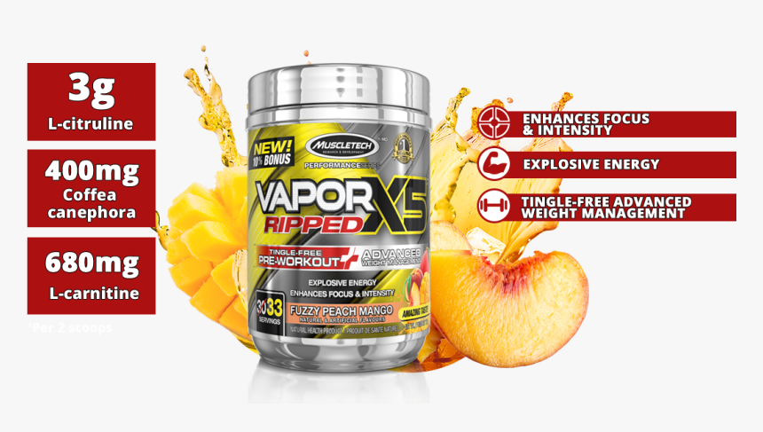 Vapor X5 Ripped - Natural Foods, HD Png Download