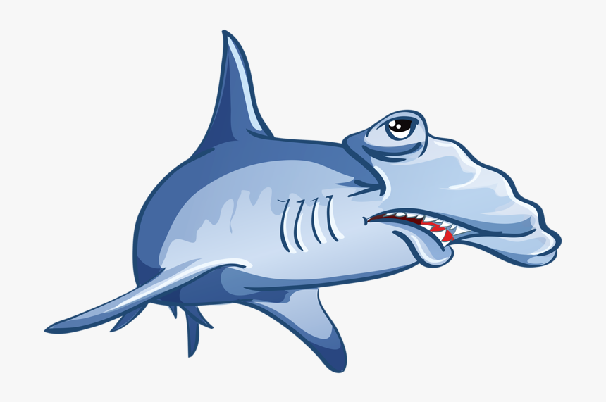 Shark Jaws Drawing - Shark Drawing Cartoon, HD Png Download