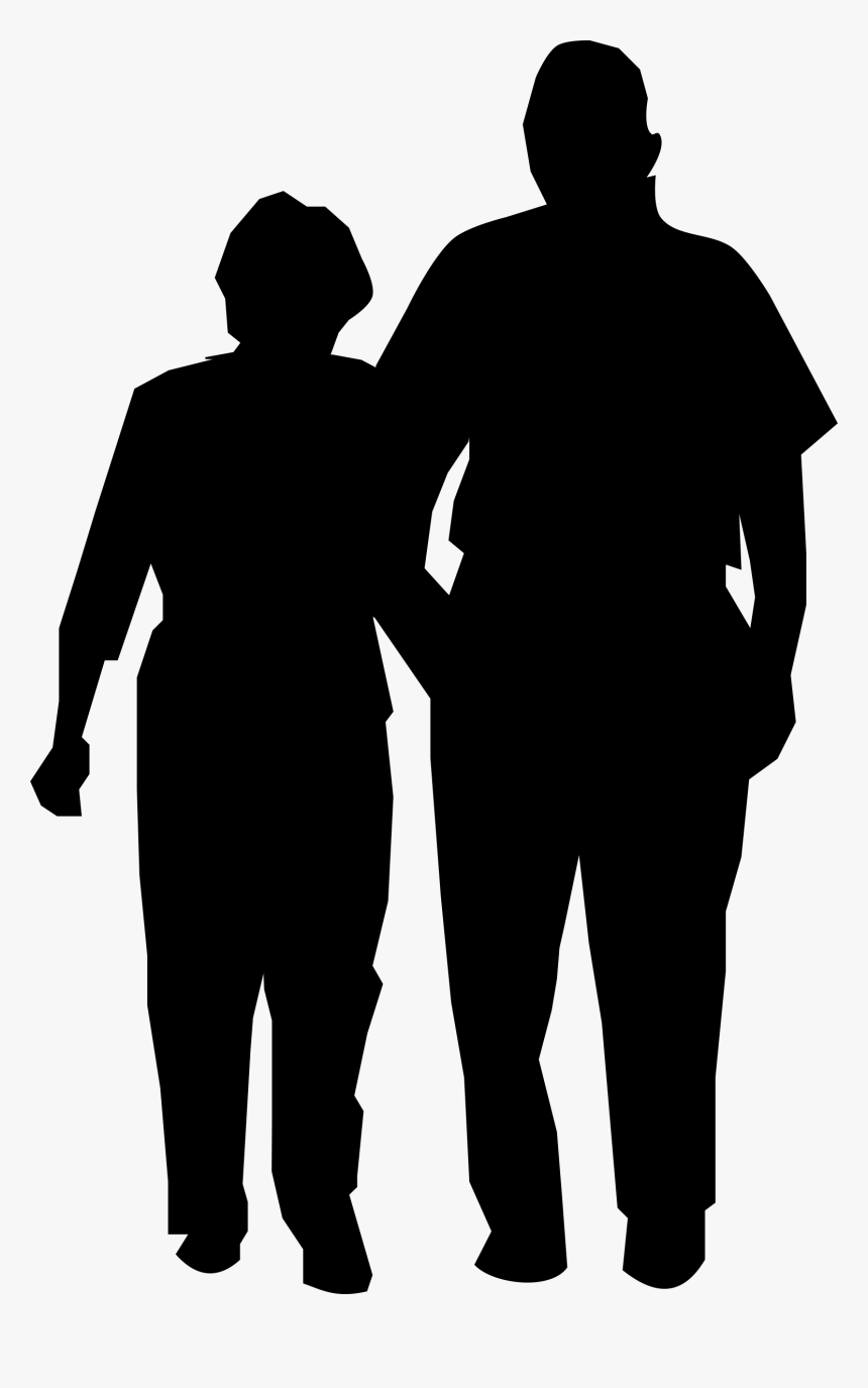 Archbishop Neale School Silhouette Royalty-free Clip - Walking People Png Silhouette, Transparent Png