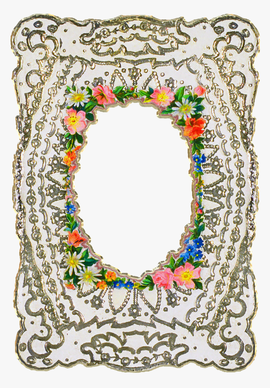Vintage Postcards Flowers Free Photo - Wedding Photo Frame Design, HD Png Download