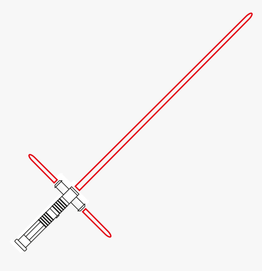 Crossguard Lightsaber Png, Transparent Png