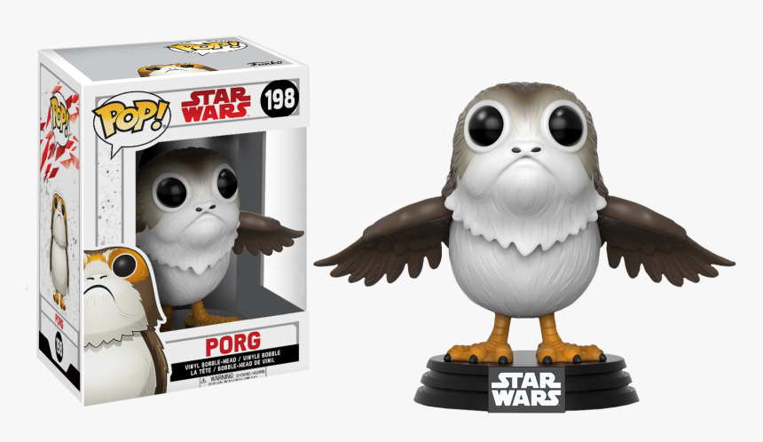 Star Wars Porg Pop , Png Download - Star Wars 8 Funko Pop, Transparent Png
