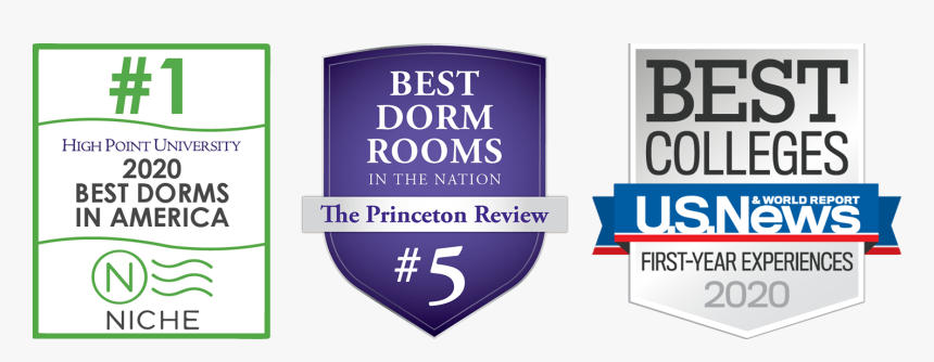 Badges - Best College Dorms 2020 The Princeton Review, HD Png Download