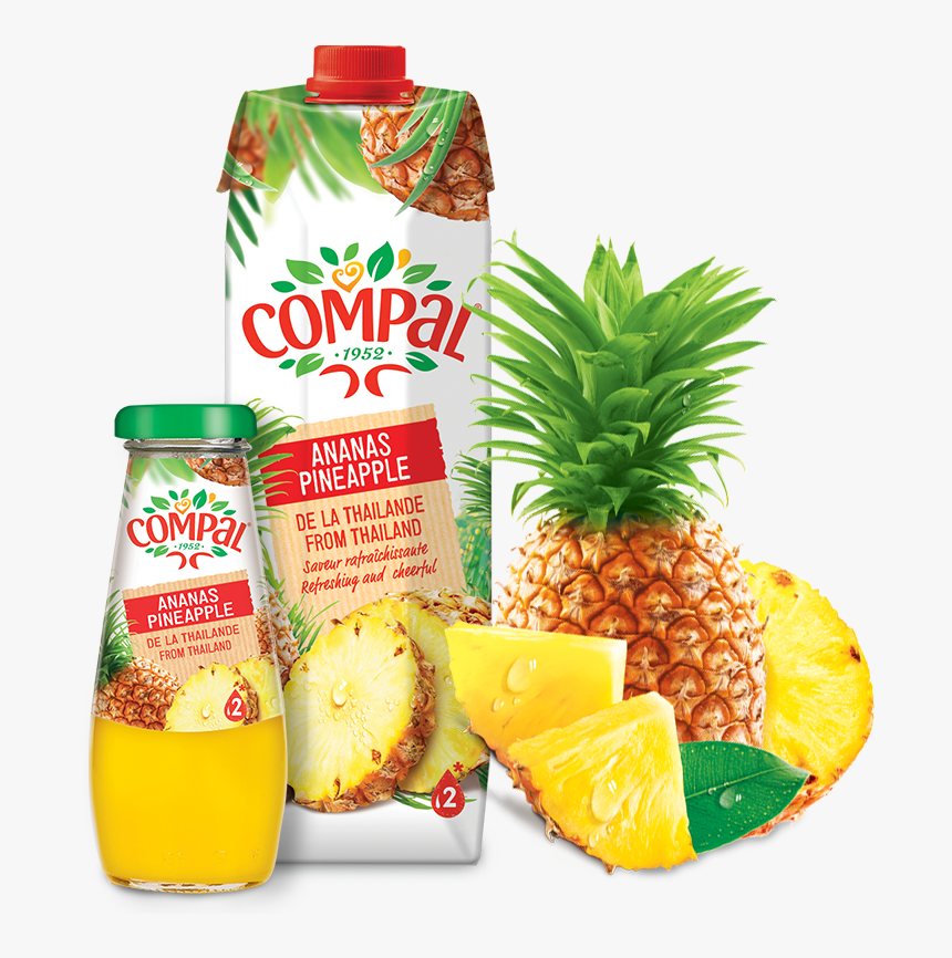 Compal Pineapple Juice Form Thailand Sizes Available - Fresh Pineapple, HD Png Download