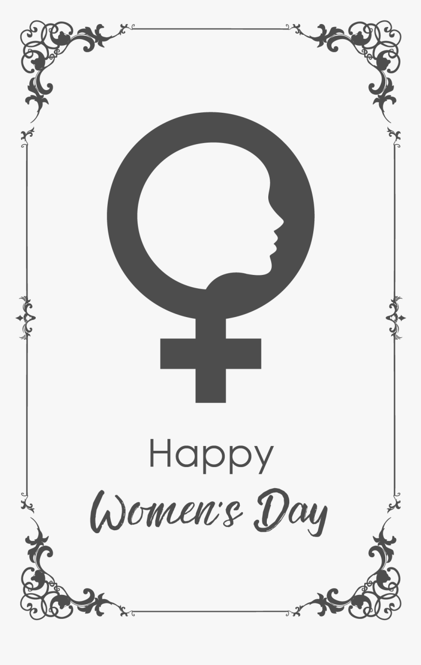International Womens Day - Vintage Ornament Vector Png, Transparent Png